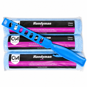 C & A Professional Handyman Triple Pack 10mm Micro with Drop Sheet & Stirrer