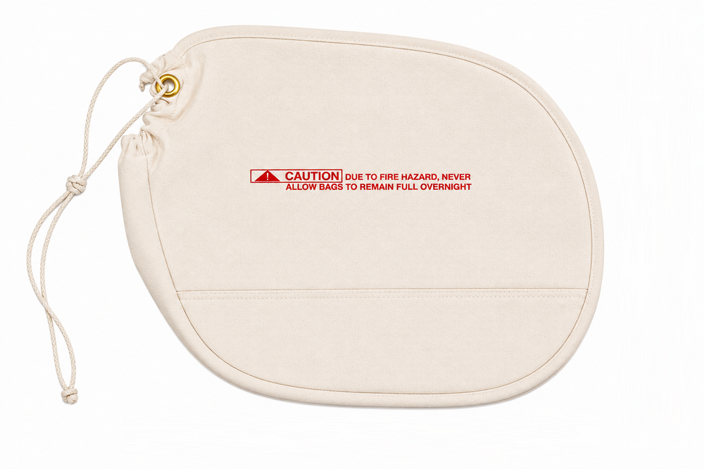 Edger Dust Bag with Zipper & Elastic Neck Standed Size - 9066