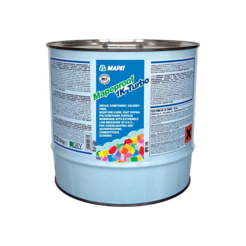 Mapei Proof 1K Turbo Moisture Barrier 10kg (1 pack system)