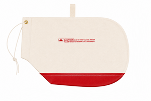 Edger Dust Bag with Vinyl Red Bottom Large - 9051