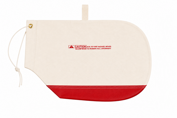 Edger Dust Bag with Vinyl Red Bottom Large - 9051
