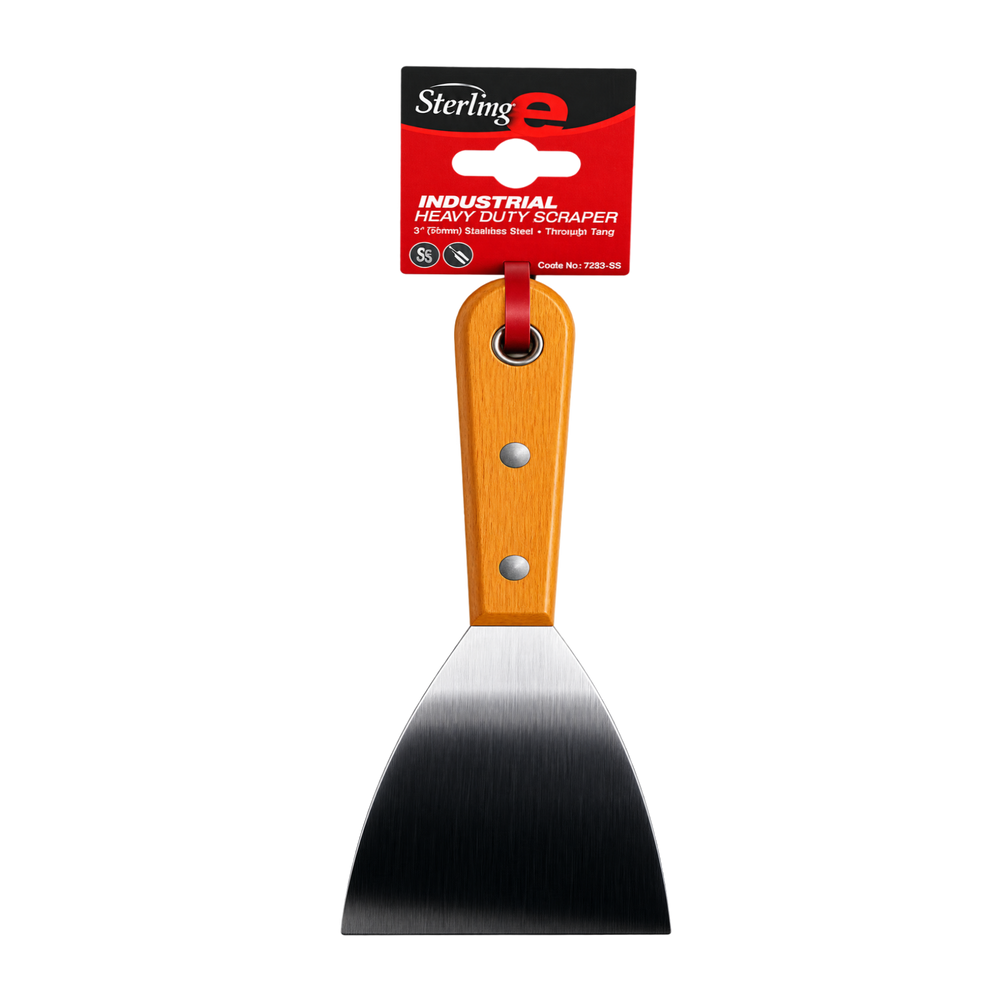 75mm/3inch Sheffield Scraper with Timber Handle