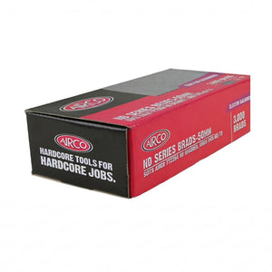 Airco ND Brads, 14 Gauge, Electro Galvanised