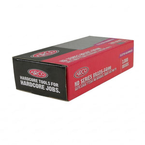 Airco ND Brads, 14 Gauge, Electro Galvanised