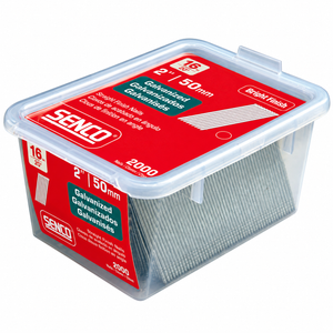 Airco Senco Angled Finish Nail 16G, Electro Galvanised