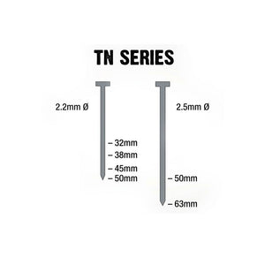 Airco T-Nails, Electro Galvanised