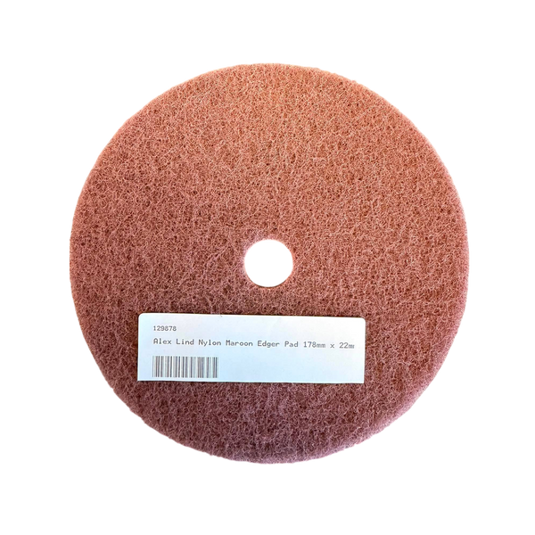 Alex Lind Nylon Maroon Edger Pad 178mm x 22mm x 5mm 2020