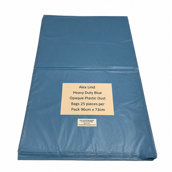 Alex Lind Heavy Duty Blue Opaque Dust Plastic Bags 96cm x 73cm (Pack of 25)