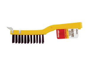 Allway Wire Brush with Scraper Yellow – SB411