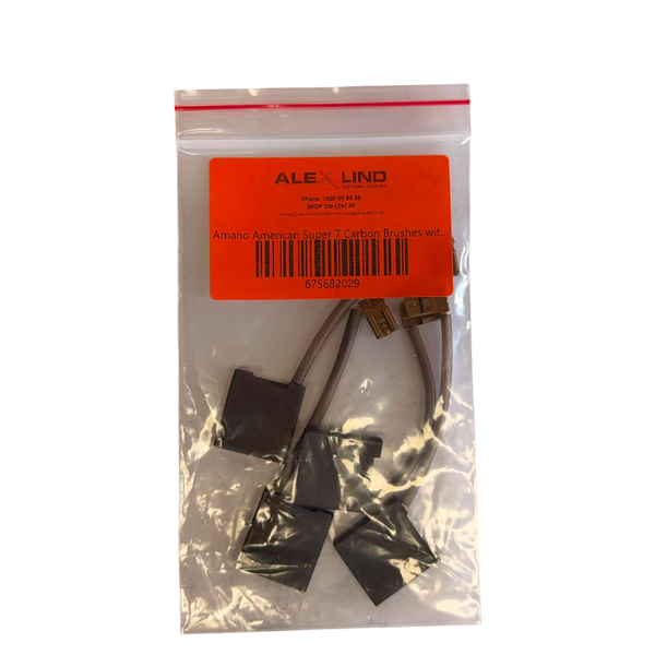 Amano American Super 7 Carbon Brushes with tail sold per set of 4 RMCBCLA