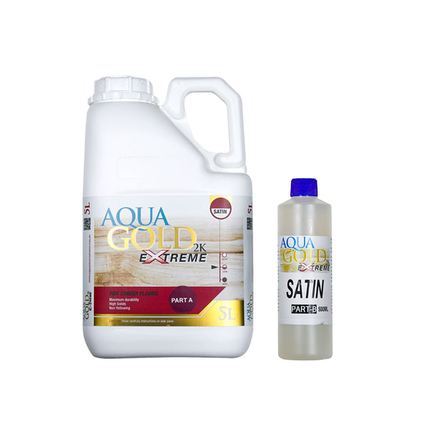 Aqua Gold 2K Extreme Water Base Floor Finish 5.5L Kit – Part A & B