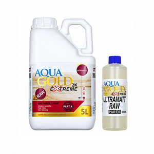 Aqua Gold 2K Extreme Water Base Floor Finish 5.5L Kit - Part A & B