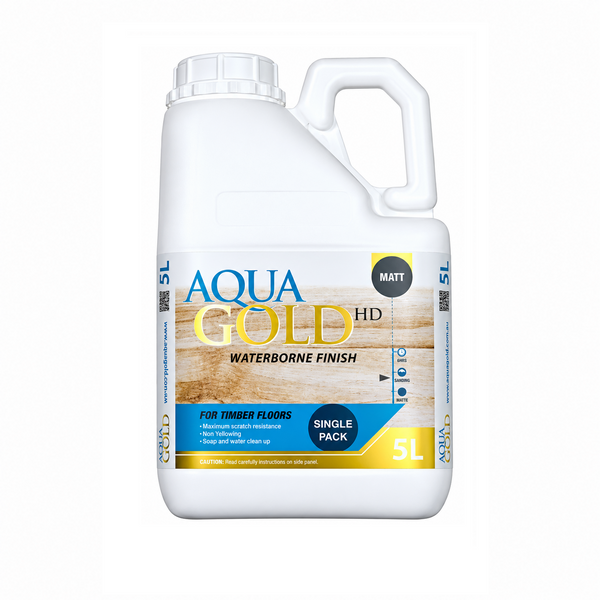 Aqua Gold HD Waterborne Finish Single Pack 5L