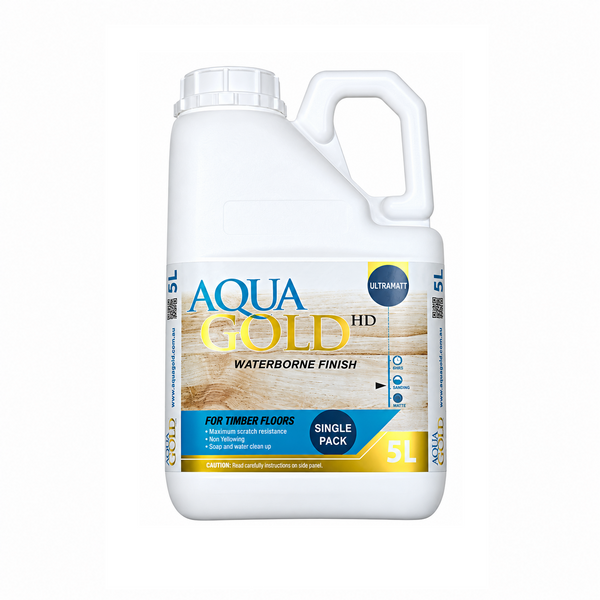 Aqua Gold HD Waterborne Finish Single Pack 5L