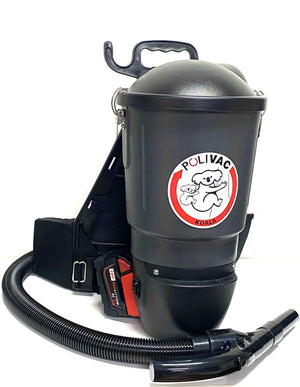 Polivac Koala Backpack Vacuum Battery Operated