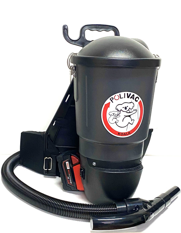 Polivac Koala Backpack Vacuum Battery Operated