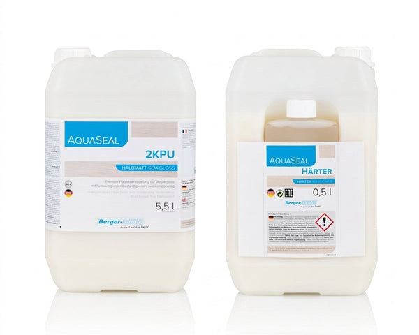 Berger Seidle AquaSeal 2KPU – Natural White – 5.5L (Includes hardener)