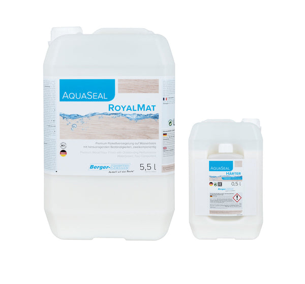 Berger Seidle AquaSeal 2KPU RoyalMat with Hardener – 5.5L