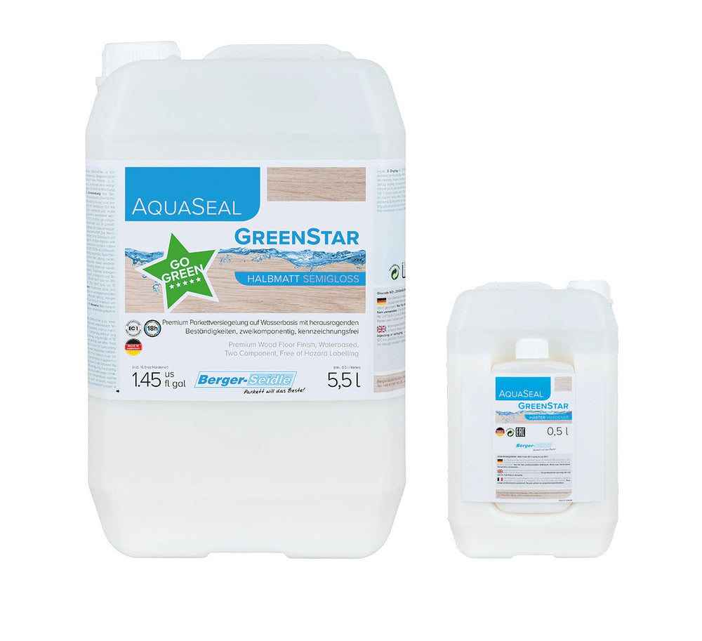 Berger Seidle AquaSeal GreenStar 2K with Hardener – 5.5L