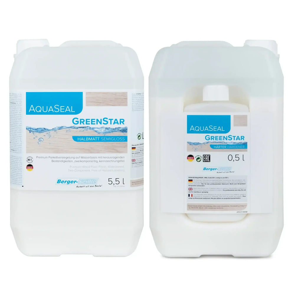 Berger Seidle AquaSeal GreenStar 2K with Hardener - 5.5L