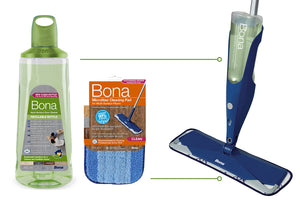 Bona Hard Surface Floor Spray Mop Cleaning Kit