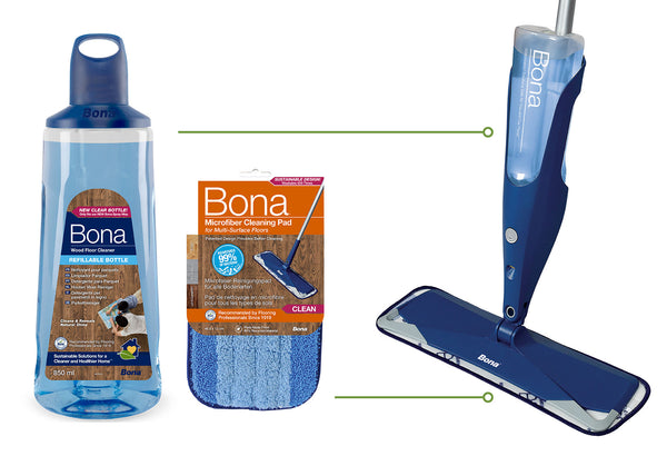 Bona Wood Floor Spray Mop Cleaning Kit