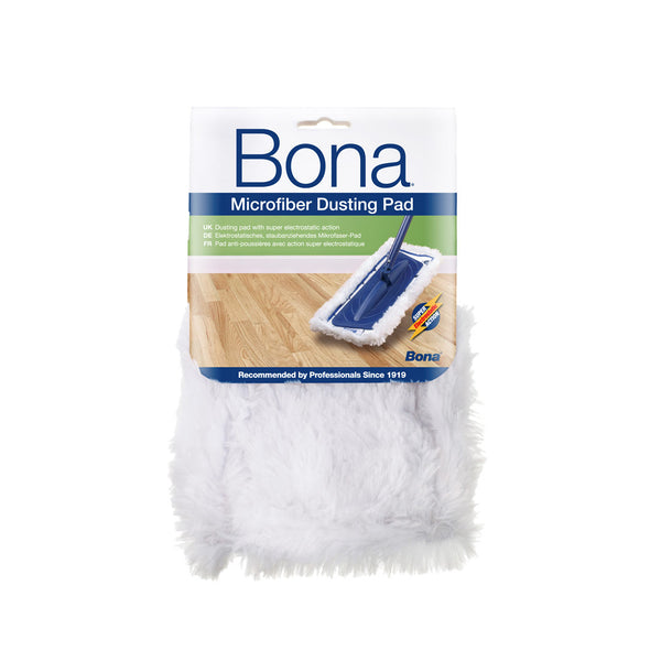 Bona Care Microfiber Super Electrostatic Action Dusting Pad White