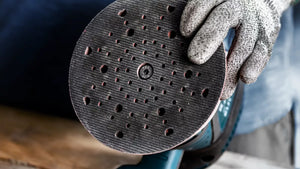 Bosch GET 75-150 Backing Pad Medium Expert 150mm Multi Hole Universal