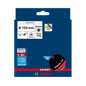 Bosch GET 75-150 Backing Pad Medium Expert 150mm Multi Hole Universal