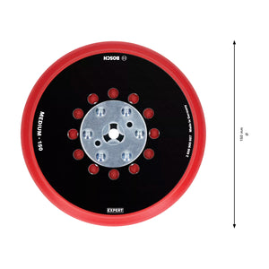 Bosch GET 75-150 Backing Pad Medium Expert 150mm Multi Hole Universal