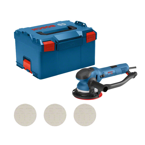 BOSCH GET 75-150 Professional Random Orbit Hand Sander, 150mm x 9 Hole