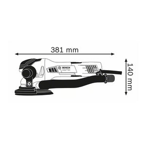 BOSCH GET 75-150 Professional Random Orbit Hand Sander, 150mm x 9 Hole