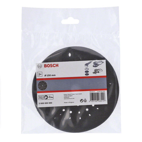 Bosch Intermediate Layer Pad Saver M480 Net 150mm 2 per pack - 2608000690