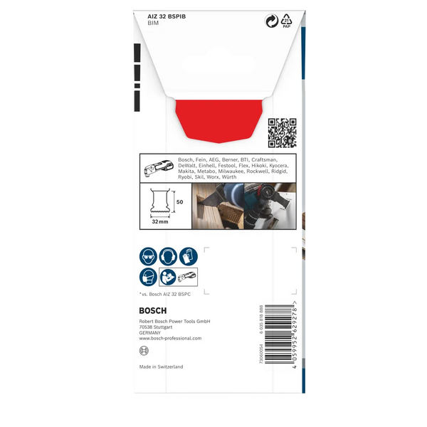 Bosch PRO AIZ 32 BSPIB Plunge Cut Blade