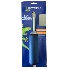 Bostik Flat V-Notch Trowel 4.8mm Ultraset HP & SF Adhesives