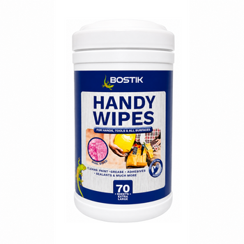 Bostik Handy Wipes Extra Large - 70 Sheets