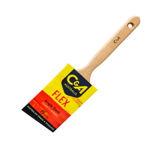C & A Flex Angled Sash Brush 75mm