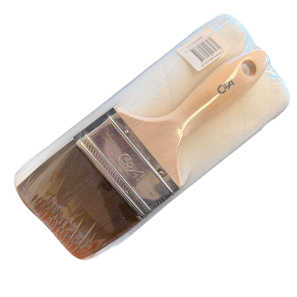 C & A German 4mm 270mm 2 pack plus 75mm brush