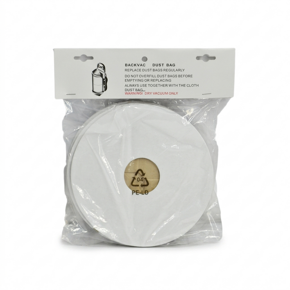 Cleantech Piggy Vac Back Pack Paper Dustbags (5 per pack)