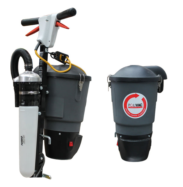 Polivac SV25 SuperVac Gen II Slow Speed Rotary Sander with 400 Watt Vac Motor Canister