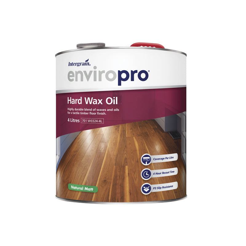 Intergrain Enviropro Hard Wax Oil Natural Matt 4L