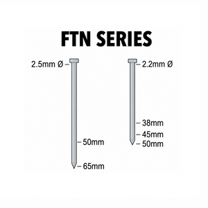 Airco FTN Finish Nails, Electro Galvanised