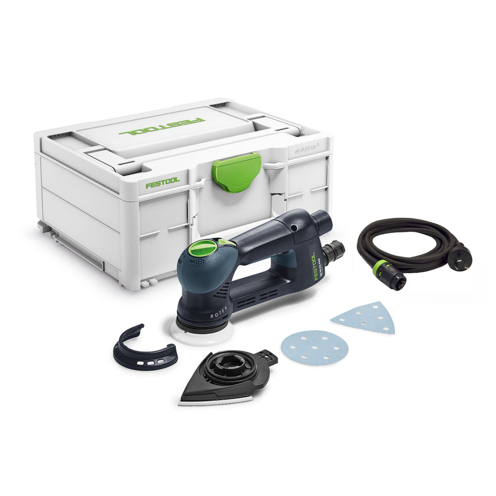 Festool 576264 RO 90 ROTEX 4 in 1 Random Orbital Sander in Systainer Plug & Play