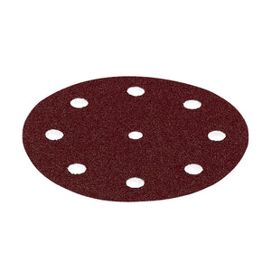 Festool 499094 StickFix Rubin Abrasive 125mm 9 Hole Discs (50 per box)