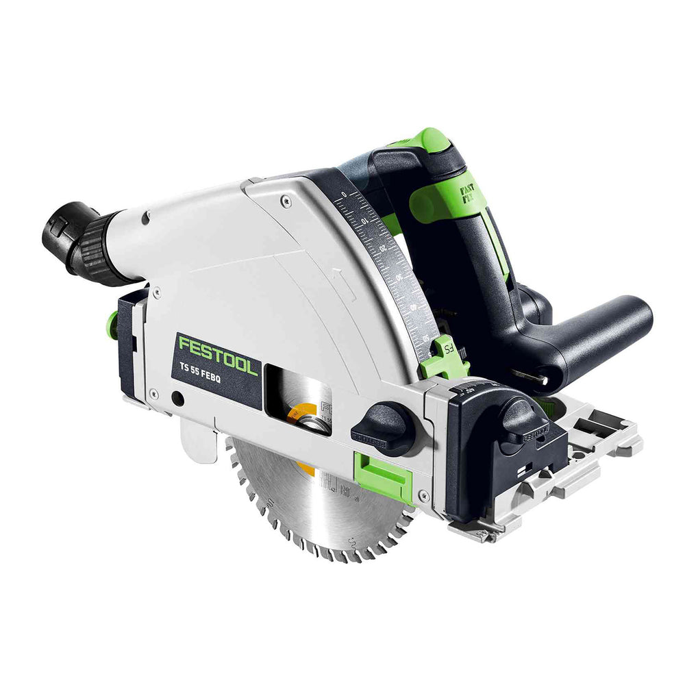 Festool 577281 TS 55F 160mm Plunge Cut Circular Saw with 1400mm Guide Rail in Systainer