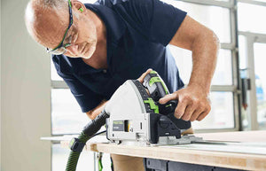 Festool 577281 TS 55F 160mm Plunge Cut Circular Saw with 1400mm Guide Rail in Systainer