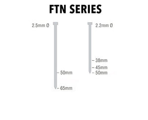 Airco FTN Finish Nails, Electro Galvanised