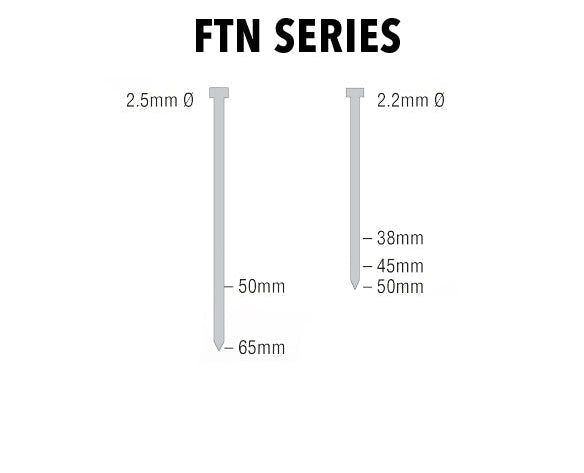 Airco FTN Finish Nails, Electro Galvanised