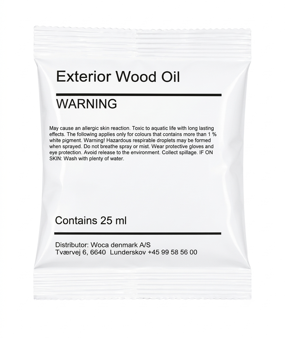 WOCA Tester Exterior Wood Oil 25ml