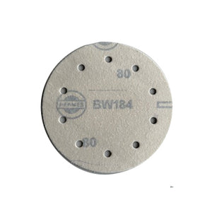 Hermes BW184 Vel Disc 180mm 10 Holes Blue Zirconia (Box of 50)